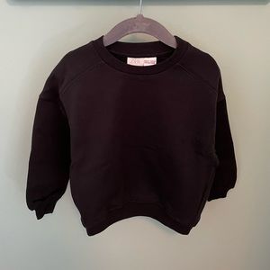 ZARA PLAIN SEAM DETAIL SWEATSHIRT